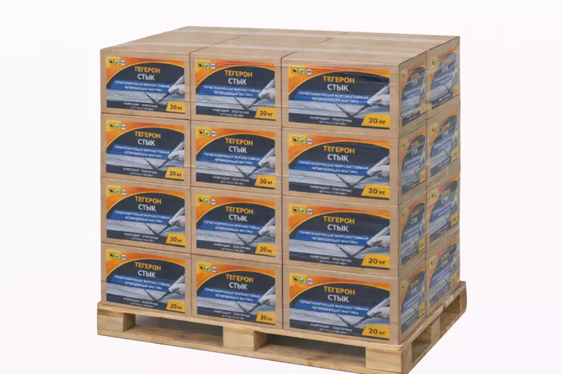 Тегерон Стык Экобит ящик 10 кг герметизирующая морозостойкая мастика 3