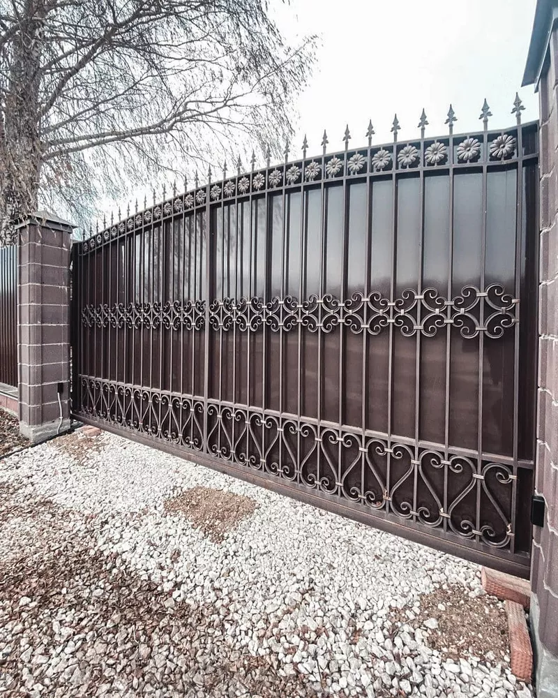 Металлические ворота в Кривом Роге 2