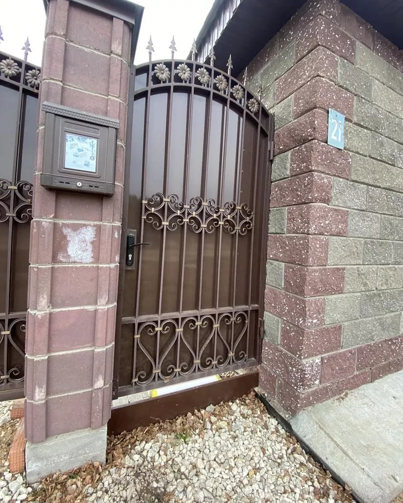 Металлические ворота в Кривом Роге 10