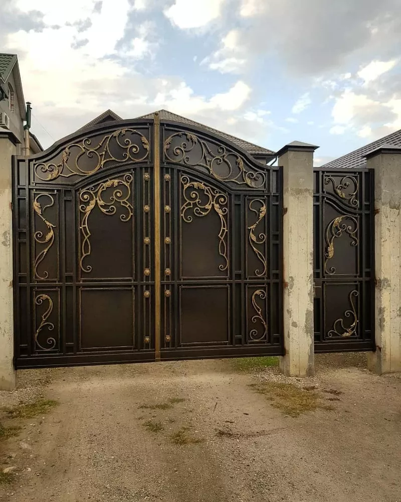 Металлические ворота в Кривом Роге 6