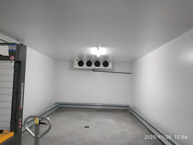 Шоковая заморозка,  низькотемпературні камери для переробки 