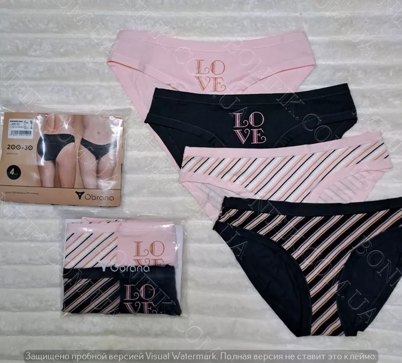 Бавовняні жіночі труси-сліпи в наборі 4 шт./уп (арт. 200-30/13)