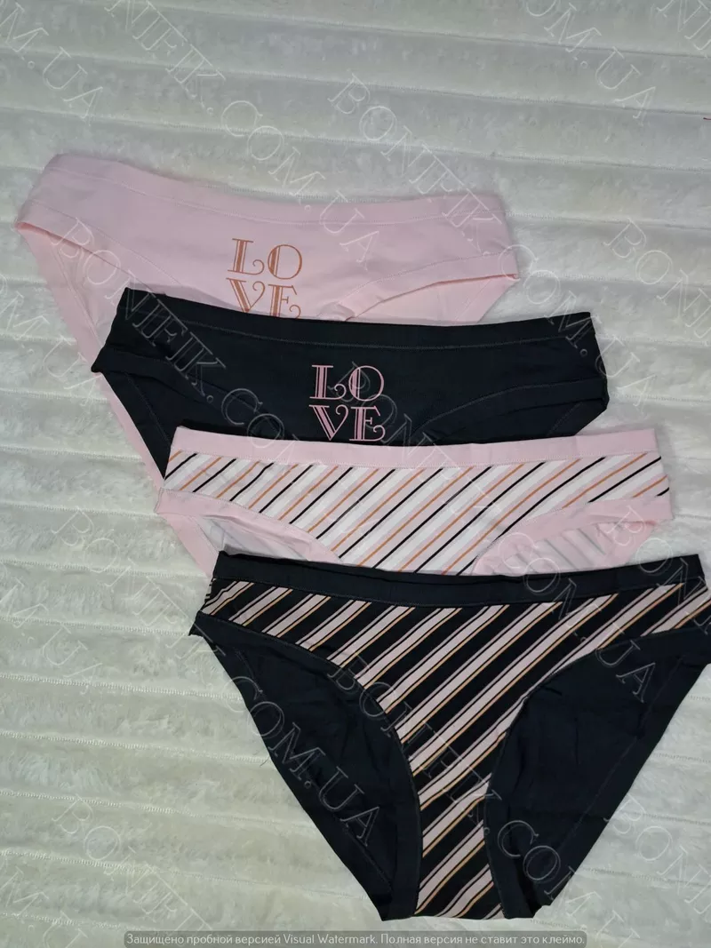Бавовняні жіночі труси-сліпи в наборі 4 шт./уп (арт. 200-30/13) 2