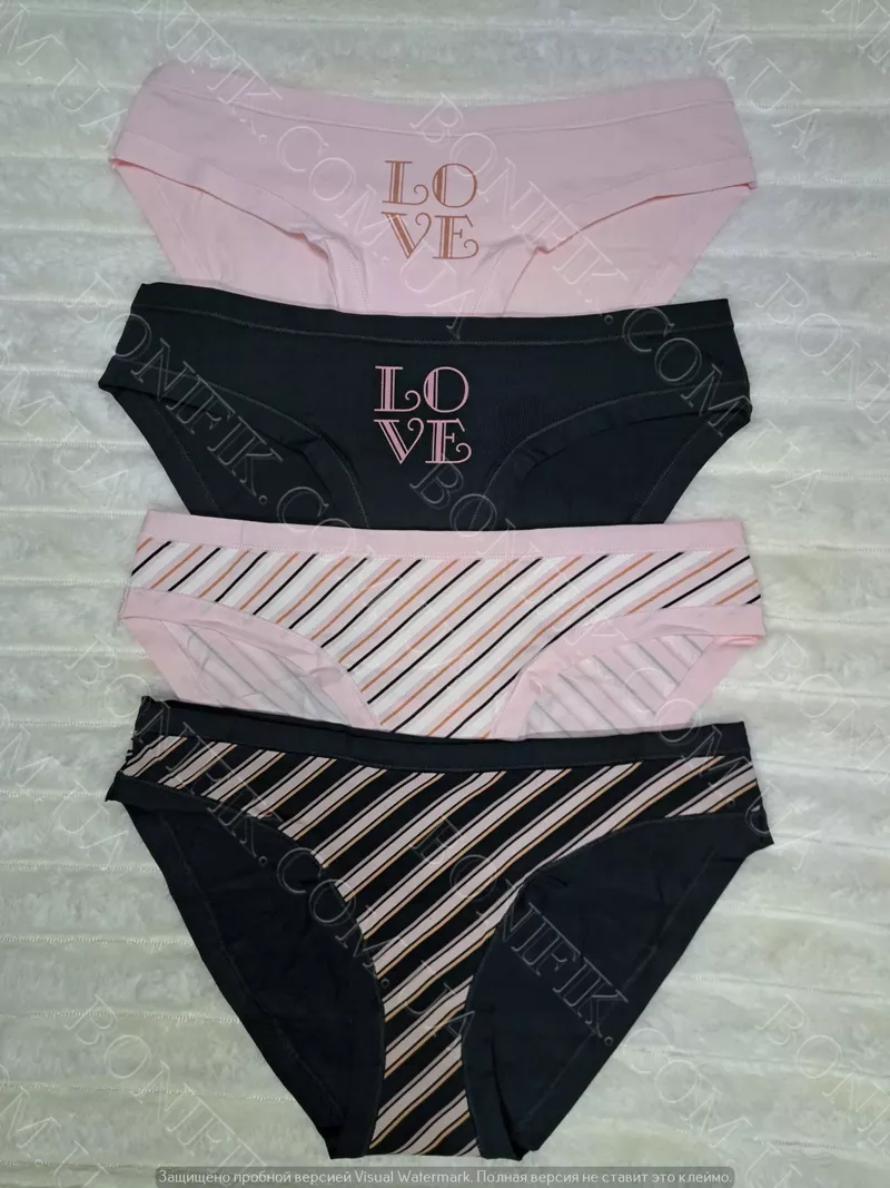 Бавовняні жіночі труси-сліпи в наборі 4 шт./уп (арт. 200-30/13) 5