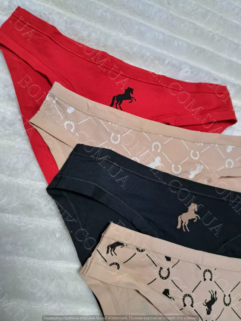 Жіночі кольорові трусики-сліп (4 шт./уп.) 