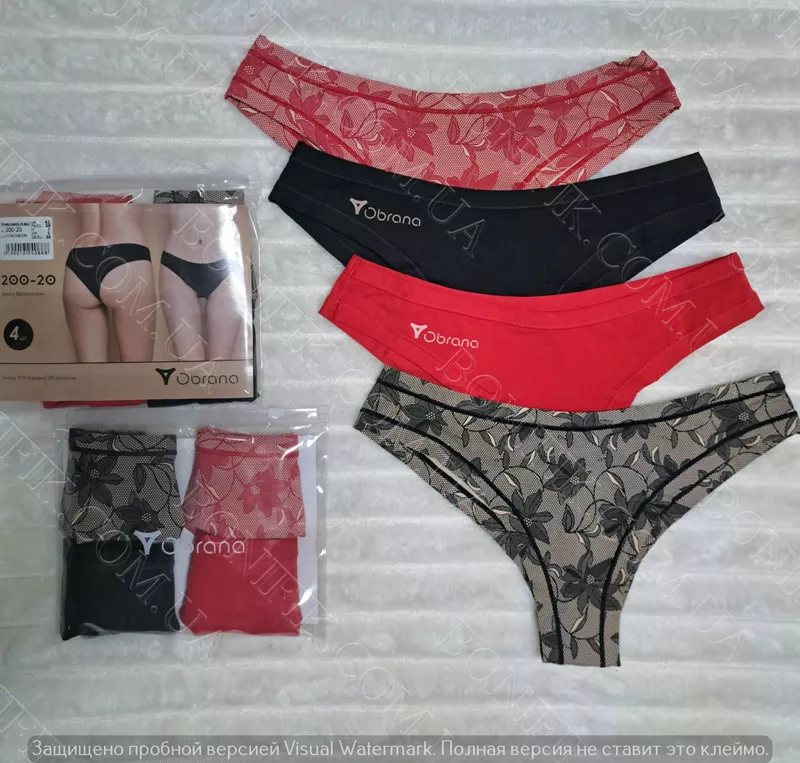 Жіночі труси-бразиліани з малюнком 