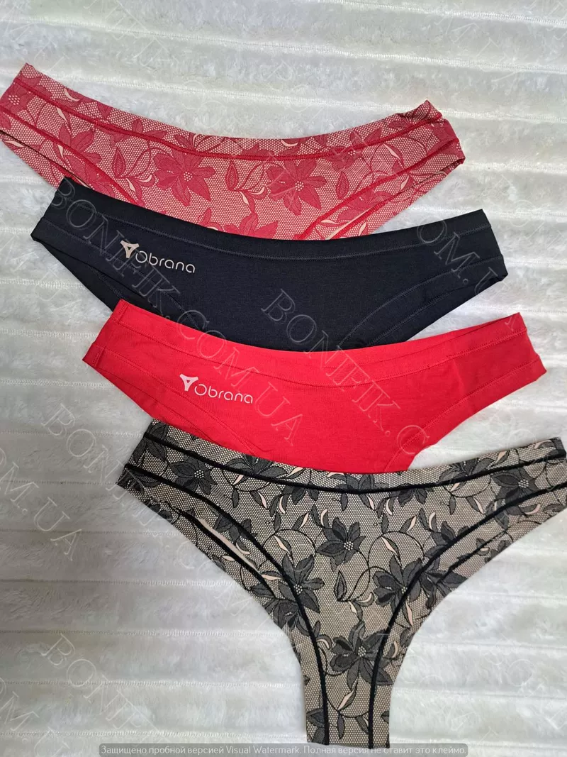 Жіночі труси-бразиліани з малюнком 