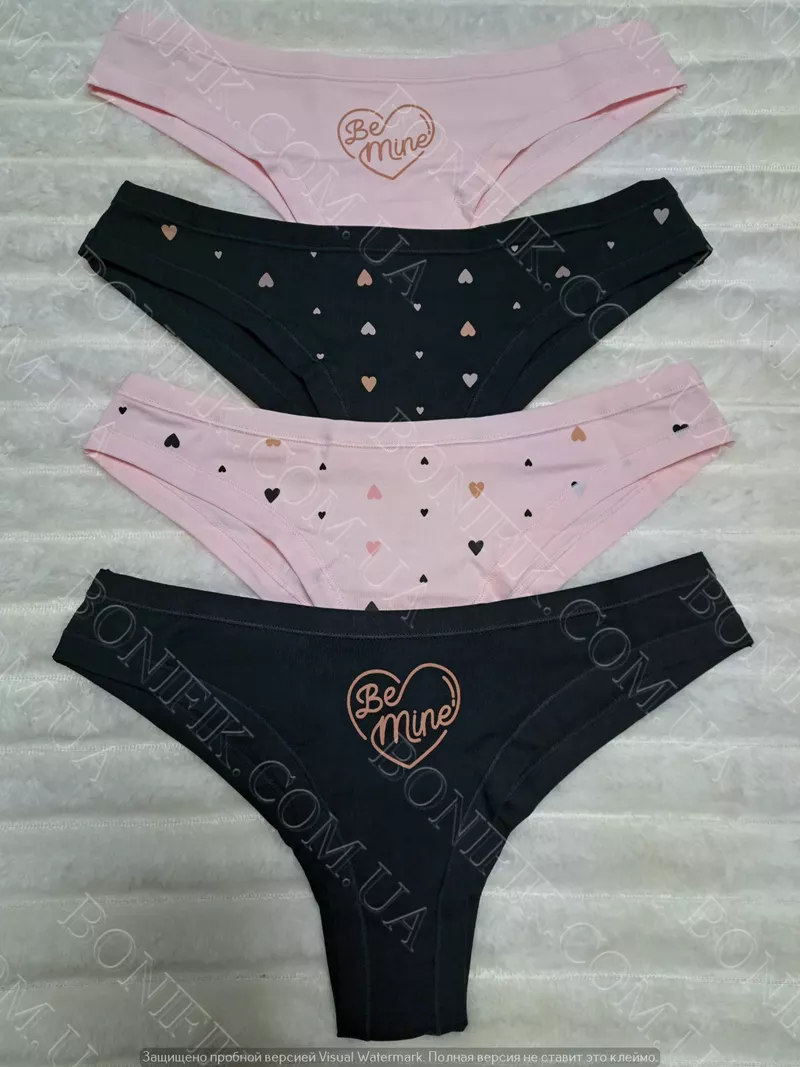 Жіночі труси-бразиліани з малюнком сердець (арт. 200-20/8) 3
