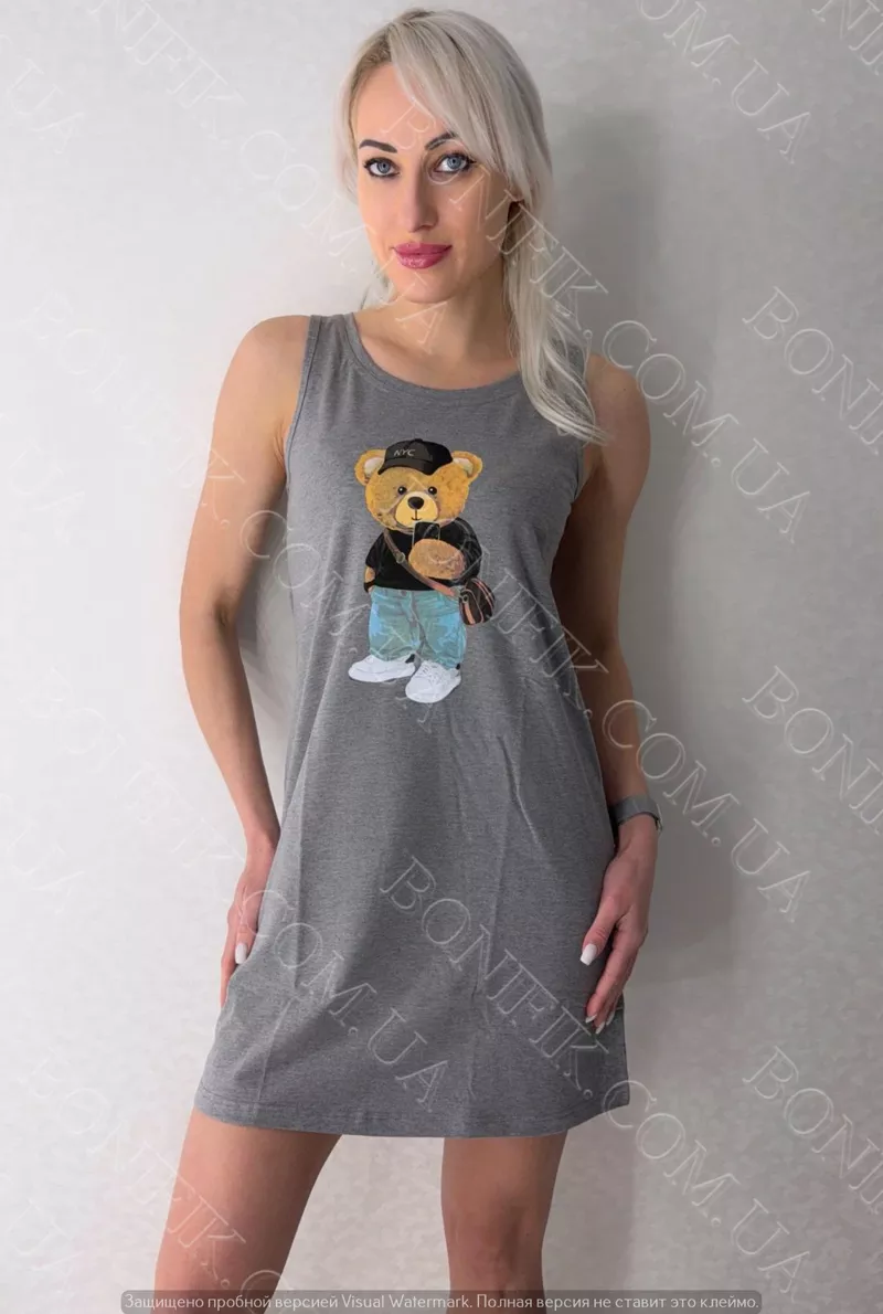 Нічна сорочка з малюнком 