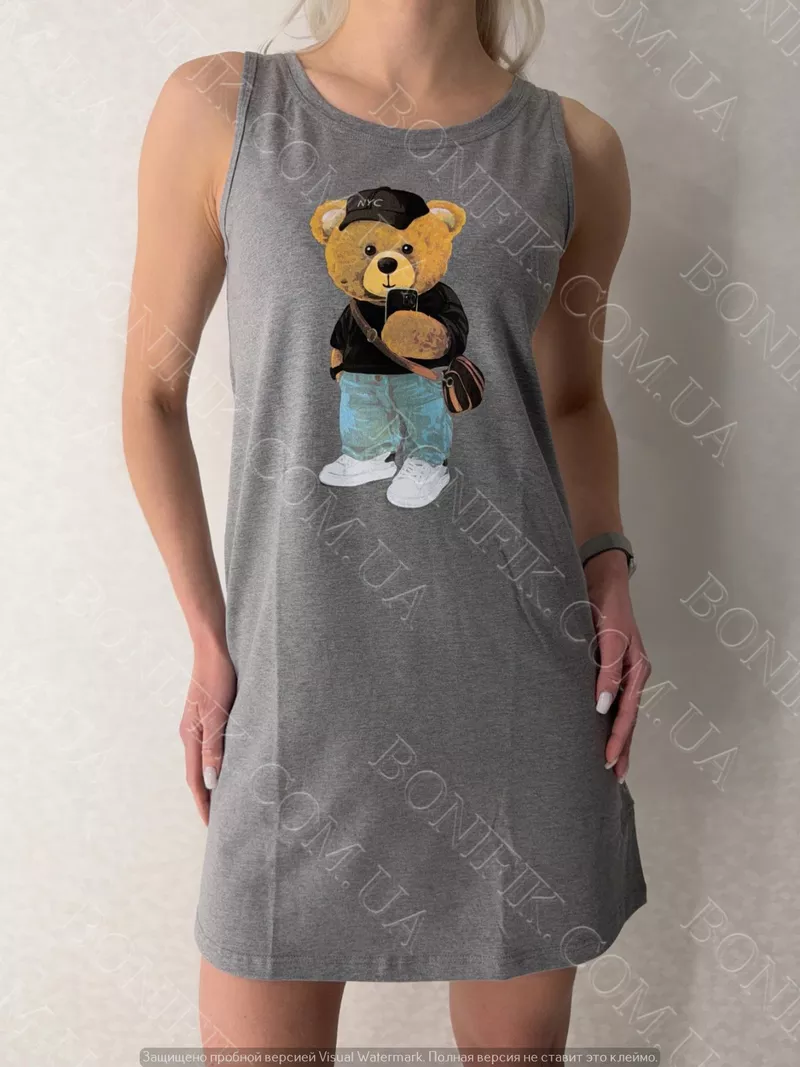 Нічна сорочка з малюнком 