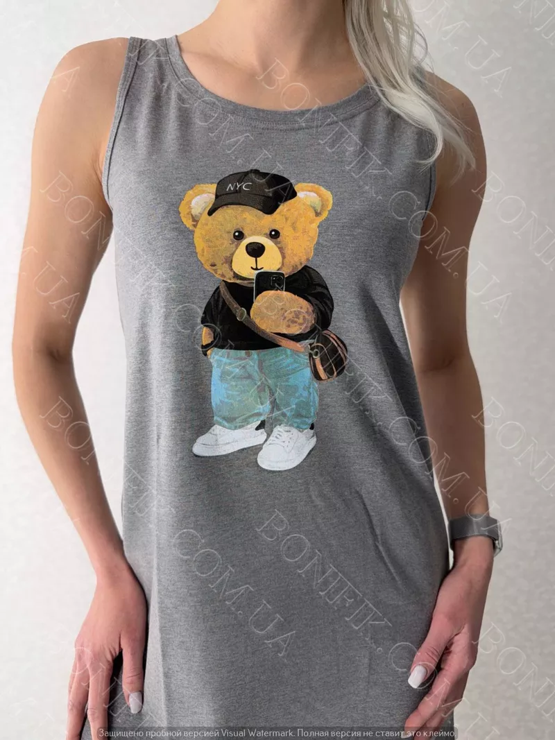 Нічна сорочка з малюнком 