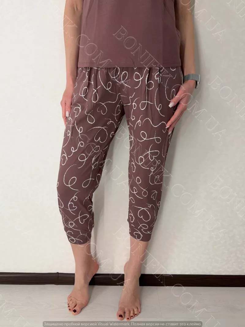 Піжама з футболкою та бриджами 