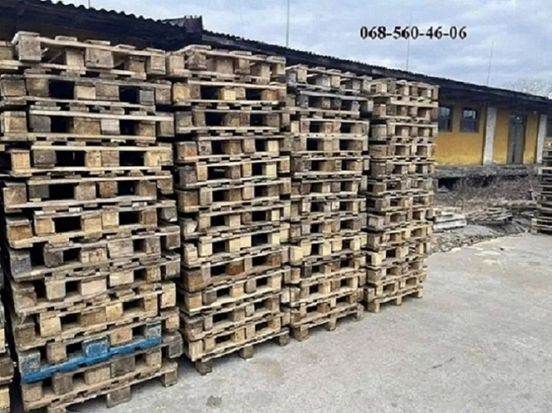Продаж використаних дерев'яних піддонів, палетів, європіддонів.