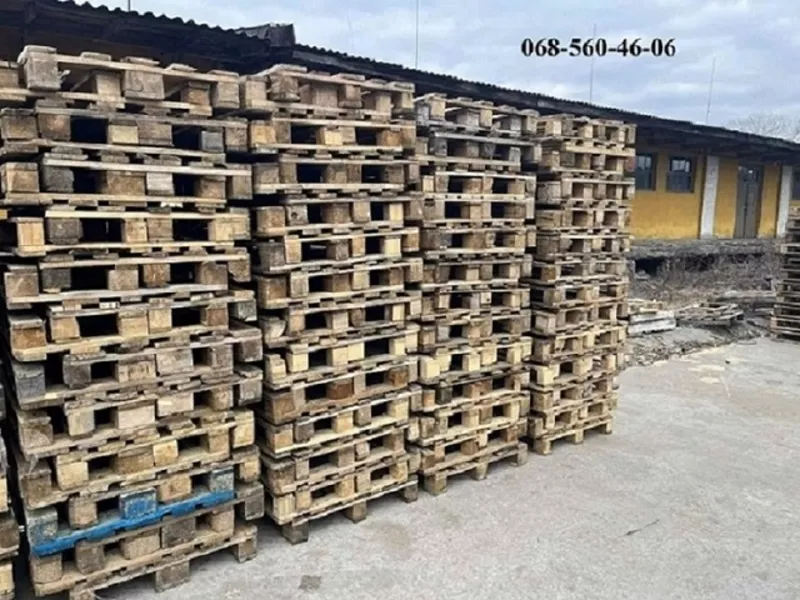 Продам вживані дерев'яні піддони у Дніпрі. Європіддони зі складу