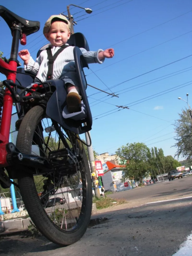 Детское велокресло на багажник любого велосипеда 2