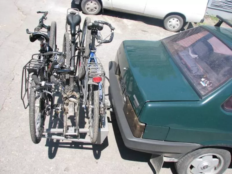 Перевозка велосипедов на фаркопе авто. 3