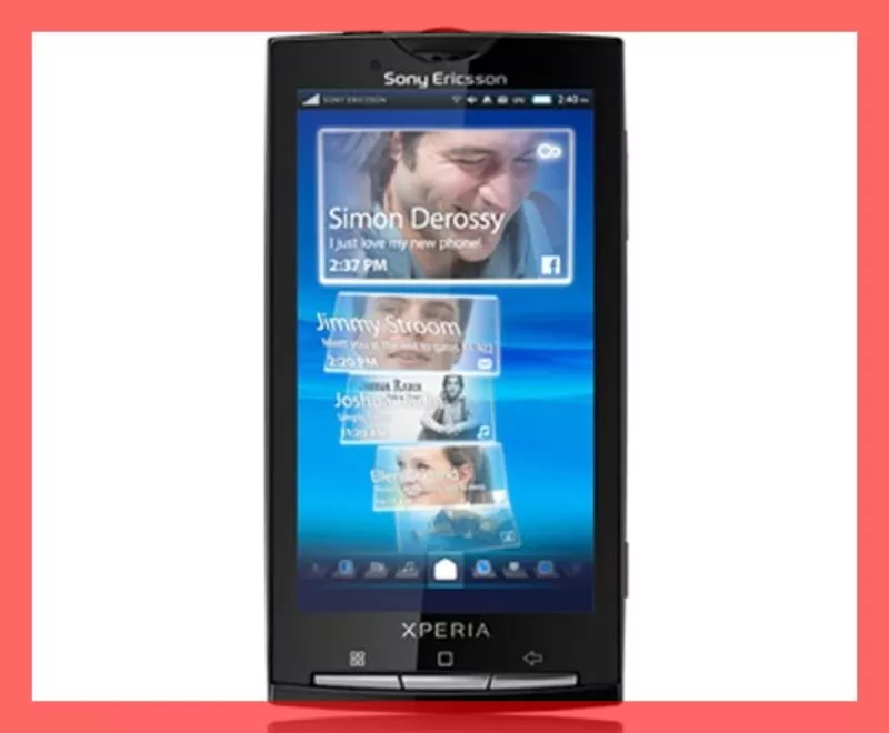 Sony Ericsson Xperia X10 (2 Сим карты, ТВ) - Гарантия 1 год. 