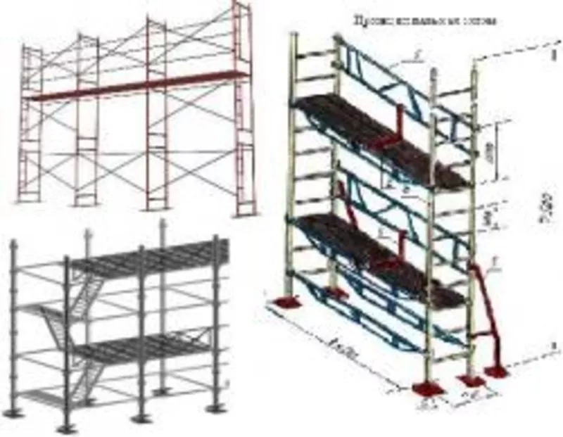 Строительные леса в ассортименте