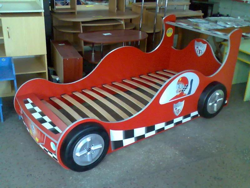 Авто-кровать(детские кровати в виде машины F1) 2
